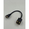 Outlet Goobay MMK ADAP od 24+1 pinowe DVI-D do 2x DVI-D 2x DVI F Czarny