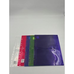 Exacompta 57380E 5 sztuk A4 kopert perforowanych z zamknięciem rzepowym