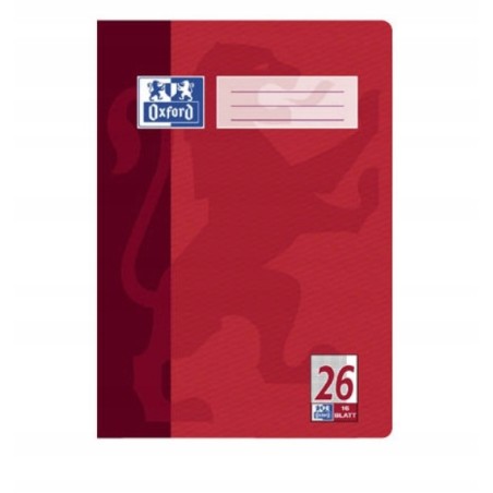 Outlet Zeszyt w kratkę z marginesem A4 Oxford 16 kartek gramatura 90 g/m²