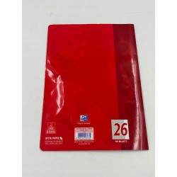 Outlet Zeszyt w kratkę z marginesem A4 Oxford 16 kartek gramatura 90 g/m²
