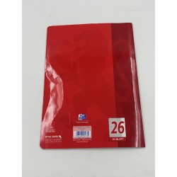 Outlet Zeszyt w kratkę z marginesem A4 Oxford 16 kartek gramatura 90 g/m²