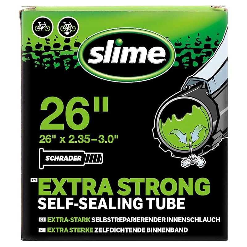 Slime 30096 Dętka rowerowa z uszczelniaczem zawór Schradera 26 x 2,35-3,0