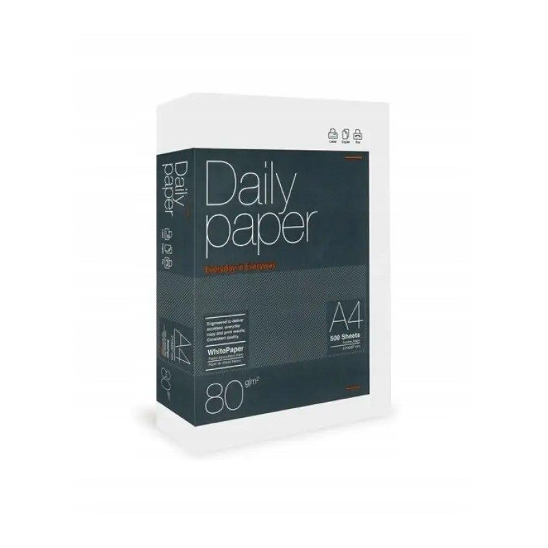 Outlet Papier DAILY PAPER 500 arkuszy format A4 gramatura 80 g/m² biały