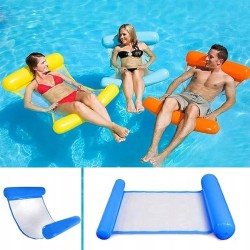 Outlet Hamak wodny nadmuchiwany 128 x 80 cm dla dzieci 14+ i dorosłych OPIS