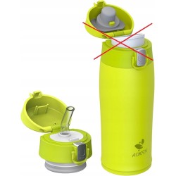 Outlet Butelka AORIN ze stali nierdzewnej 18/8-350 ml szczelna bez BPA OPIS