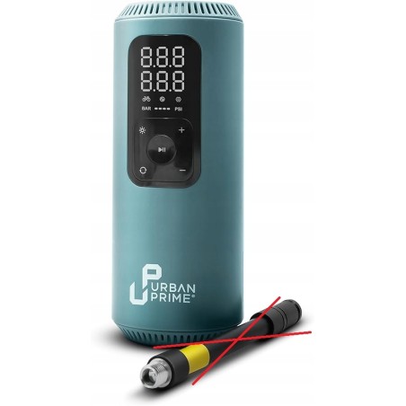 Pompka elektryczna rowerowa kompresor Urban Prime xp 150 PSI 2x1200mAh OPIS
