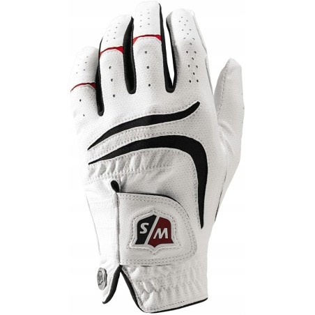 Outlet Rękawicza prawa Wilson Mens Grip Plus Golf Glove M-L biała