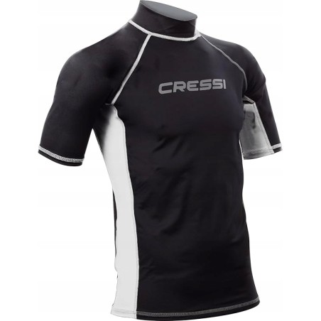 Cressi Rash Guard Koszulka treningowa krótki rękaw rozmiar L czarny