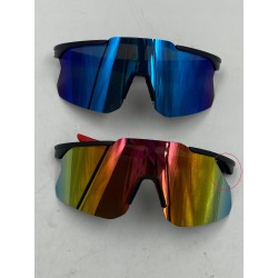 Outlet BECILES 2 sztuki okulary rowerowe UV 400 TR90 kolorowe OPIS