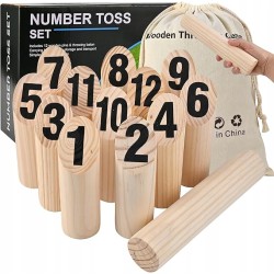GOLDGE Viking Chess Throw Game Kubb Game Drewniana gra Viking Chess OPIS