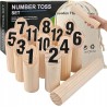 GOLDGE Viking Chess Throw Game Kubb Game Drewniana gra Viking Chess OPIS