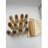 GOLDGE Viking Chess Throw Game Kubb Game Drewniana gra Viking Chess OPIS