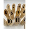 GOLDGE Viking Chess Throw Game Kubb Game Drewniana gra Viking Chess OPIS