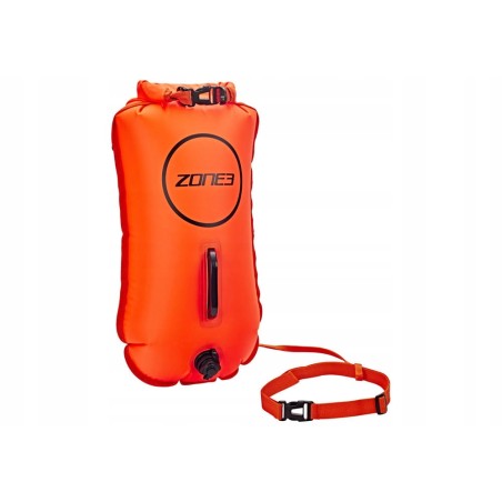 Bojka Asekuracyjna do Pływania z kieszenią Zone3 Swim Dry Bag 72cm x 36cm