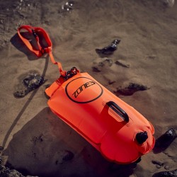 Bojka Asekuracyjna do Pływania z kieszenią Zone3 Swim Dry Bag 72cm x 36cm