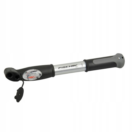 Z7159 POMPKA ROWEROWA RĘCZNA AV/DV/SV Z MANOMETREM DUAL-HEAD 7BAR OPIS