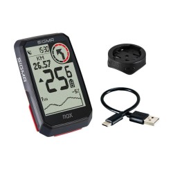Outlet Nawigacja rowerowa Sigma ROX 4.0 czarna bezprzewodowa 550 mAh 3,7 V