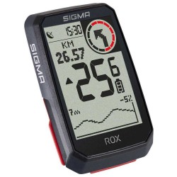 Outlet Nawigacja rowerowa Sigma ROX 4.0 czarna bezprzewodowa 550 mAh 3,7 V
