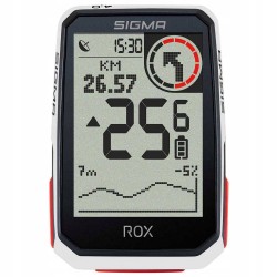 Outlet Nawigacja rowerowa Sigma ROX 4.0 czarna bezprzewodowa 550 mAh 3,7 V