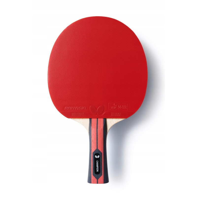 Rakieta do tenisa stołowego Team Butterfly z atestem ITTF grubość 1,7 mm