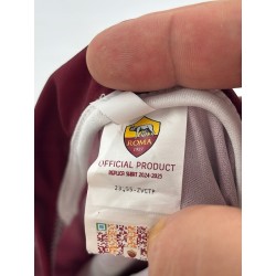 Oficjalna replika koszulki AS Roma na sezon 2024-25 czerwony rozmiar M