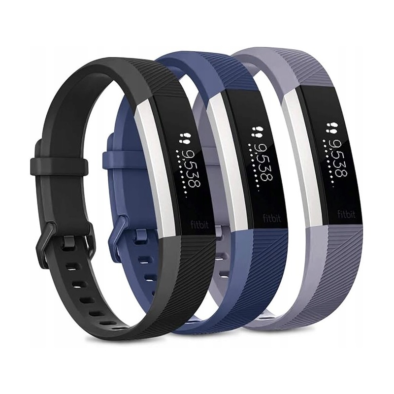 Vancle Zestaw 3 pasków do Fitbit Alta HR i Fitbit Alta regulowane rozmiar L