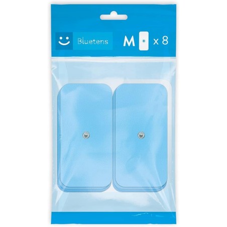 Bluetens Elektroniczny stymulator mięśni 4x2 elektrody rozmiar M niebieskie