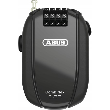 Outlet Zabezpieczenie rowerowe linka Abus Combiflex Trip 125 kompaktowa