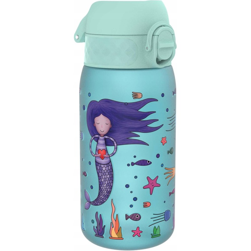 ION8 Butelka dla Dzieci 350 ml/12 oz Szczelna Wzór Syreny Bez BPA OPIS