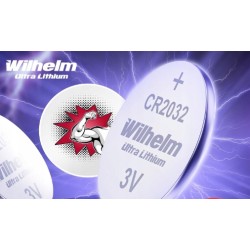 44 x bateria guzikowa litowa napięcie 3 V CR2032 Wilhelm Długi czas pracy