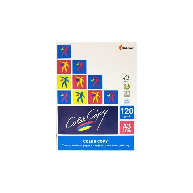 Outlet Papier satynowany COLOR COPY A3 gramatura 120g 250 kartek biały Outlet Papier satynowany COLOR COPY A3 gramatura 120g 250 kartek biały