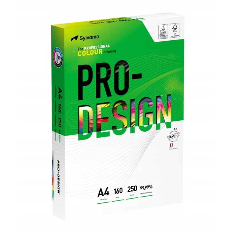 Outlet Papier biurowy ProDesign format A4 160g 250 arkuszy OPIS
