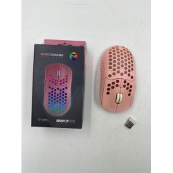 Outlet Myszka do gier różowa dla kobiet RGB wireless MarsGaming MMW3P OPIS
