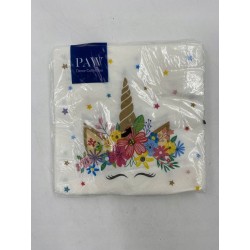 PAW - Serwetki 3-warstwowe 33 x 33 cm 20 sztuk idealne na urodziny dziecka