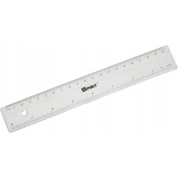 Outlet Spirit 403635 Linijka Przezroczysta 20 cm 27dł. x 4szer. cm