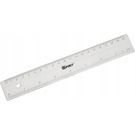 Outlet Spirit 403635 Linijka Przezroczysta 20 cm 27dł. x 4szer. cm