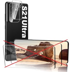 Galaxy S21 Ultra Panzer Protective Glas 2 sztuki szkła ochronnego na aparat