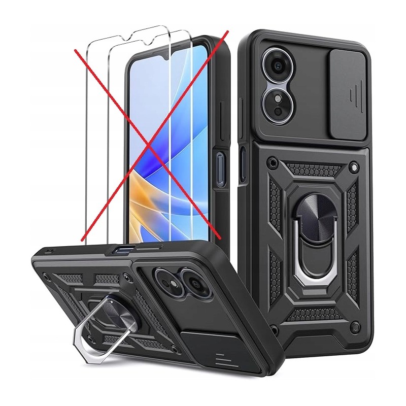 Oududianzi etui Oppo A17 ochrona aparatu z suwakiem obrotowa podstawka OPIS Oududianzi etui Oppo A17 ochrona aparatu z suwakiem obrotowa podstawka OPIS