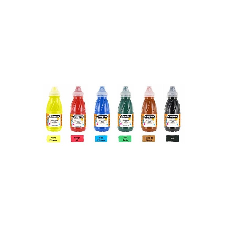 Outlet Zestaw 6 butelek po 250 ml ATRAMENT kreślarski Cléopâtre EAD250x6A