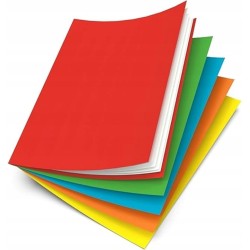 Outlet OXFORD Zestaw 50 Podkładki 22x31cm Papier 80g 5 kolorów OPIS