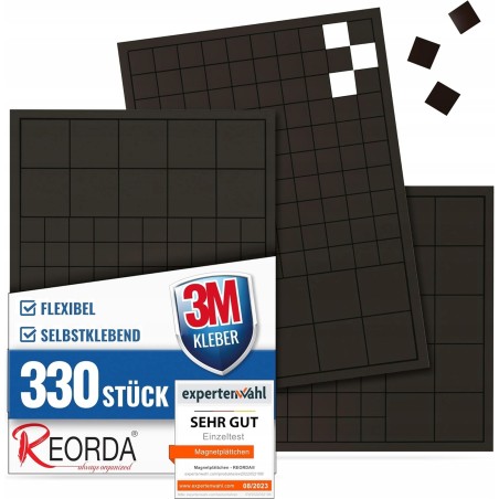Outlet Reorda Samoprzylepne płytki magnetyczne mocny klej 3M OPIS
