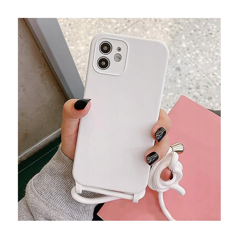 Etui na łańcuszek do telefonu komórkowego Emlivi do iPhone'a 11 silikonowe