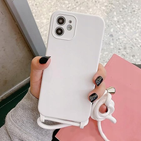 Etui na łańcuszek do telefonu komórkowego Emlivi do iPhone'a 11 silikonowe