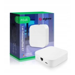 Smart ZigBee Bramka LAN NOUS E7 Centrala SterującaUSB TypC Zasięg 160m OPIS