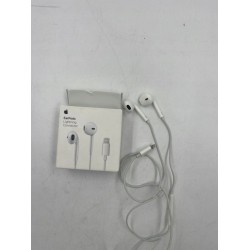 USZKODZONE Słuchawki douszne Apple EarPods Lightning A1748 białe OPIS