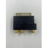 Outlet Goobay 50499 adapter Scart cinch audio/wideo pozłacane styki OPIS