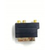 Outlet Goobay 50499 adapter Scart cinch audio/wideo pozłacane styki OPIS
