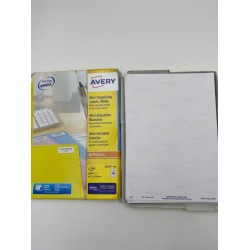 Outlet Avery Etykiety Samoprzylepne 45,7 x 25,4 L7654-100 100 kartek OPIS