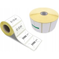Outlet Amazinnov - Etykiety samoprzylepne 1x rolka 50 x 25 MM OPIS