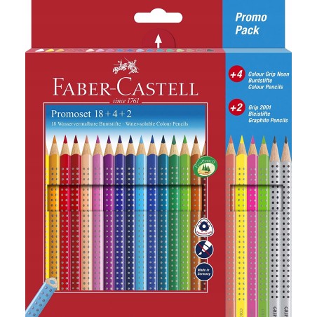 Faber-Castell 201540 Zestaw kredek dla dzieci i dorosłych 23 sztuki OPIS